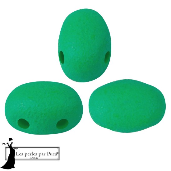 Afbeeldingen van Samos® par Puca® 7x5mm Neon Dark Green x10g