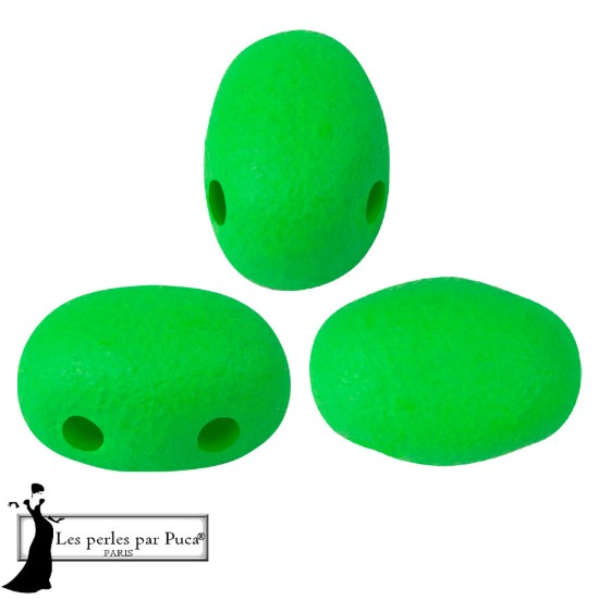 Afbeeldingen van Samos® par Puca® 7x5mm Neon Green x10g