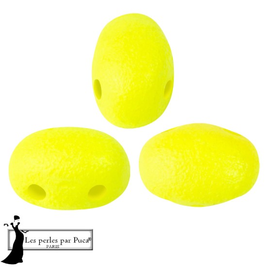 Afbeeldingen van Samos® par Puca® 7x5mm Neon Yellow x10g