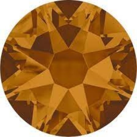 Picture of Swarovski 1028 Xilion Chaton PP13 Crystal Copper x144