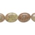 Изображение Autumn Jasper (natural) 16x12mm puffed oval x38cm