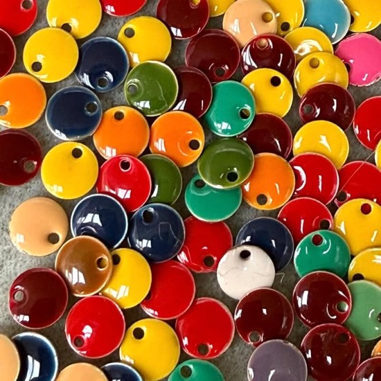 Picture of Candy Epoxy Round 8mm Color Mix x10