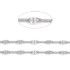 Afbeeldingen van Stainless Steel Dapped Cable Chain 4x2mm flat oval x10m