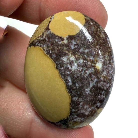 Изображение Cabochon Eagle Eye Agate 40x30mm oval x1