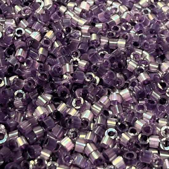 Picture of Miyuki Delica 11/0 DB1881 Silk Inside Dyed Dark Orchid AB x10g