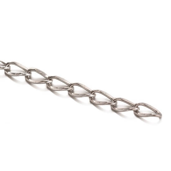 Bild von Stainless Steel Chain Curb 4x3x1mm x25m