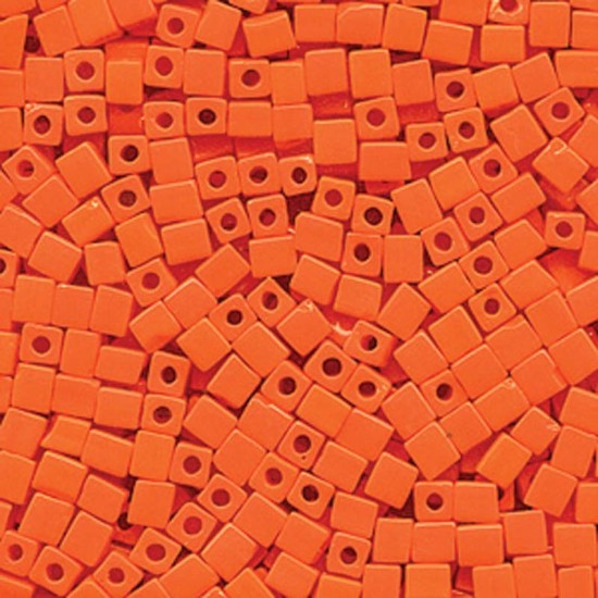 Image de Miyuki Cubes 1.8mm 406 Opaque Orange x10g