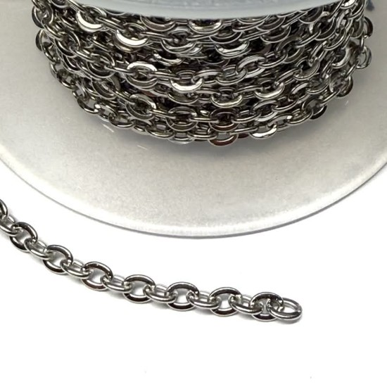 Afbeeldingen van Stainless Steel Chain Cable 4x3mm x1m