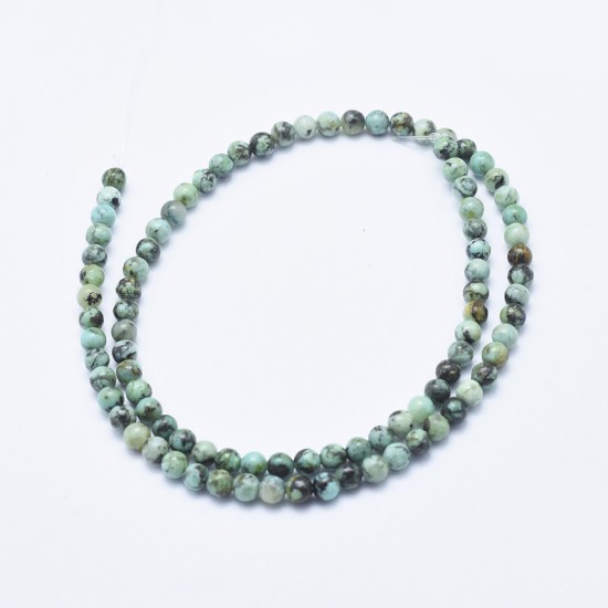 Picture of African Turquoise (Jasper) 4mm round x38cm