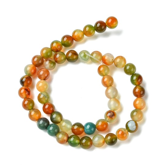 Image de Peacock Agate bead 8mm round x38cm