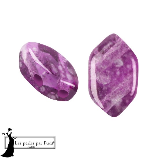 Picture of Paros® par Puca® 7x4mm Silver Foil Amethyst x10g