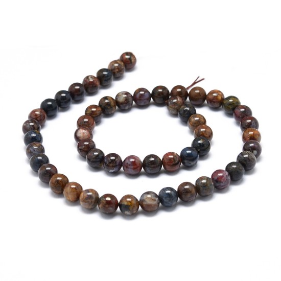 Picture of Pietersite bead 8mm round x38cm