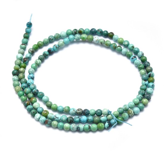 Picture of Turquoise bead 3mm round x38cm