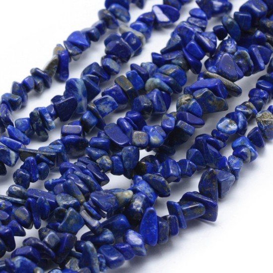 Afbeeldingen van Lapis Lazuli bead 5-8mm chip x80cm