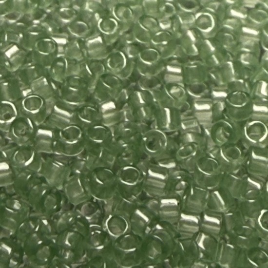 Afbeeldingen van Miyuki Delica 11/0 DB1484 Transparent Light Moss Luster x10g