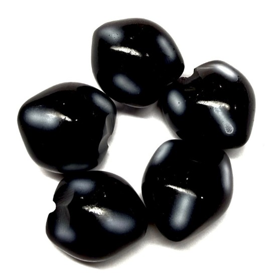 Picture of Lumbang Seed 20-25mm Black White x1