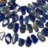 Image de Lapis Lazuli beads 12×6×5mm nugget x38cm
