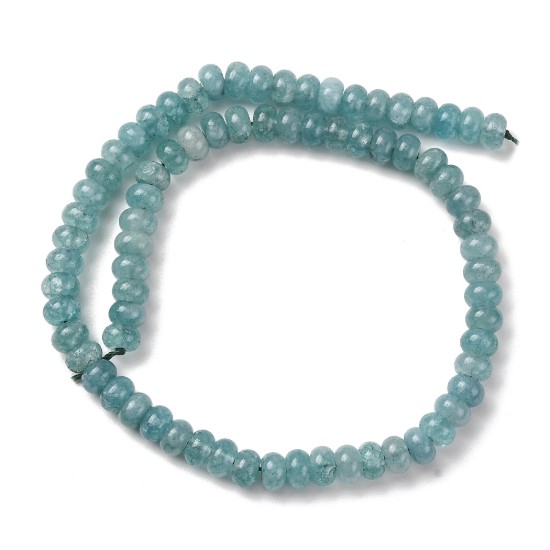 Picture of Rose Quartz beads 8x5mm rondelle Turquoise x37cm