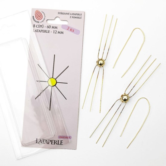 Afbeeldingen van Lataperle Wired Beads Gold Set
