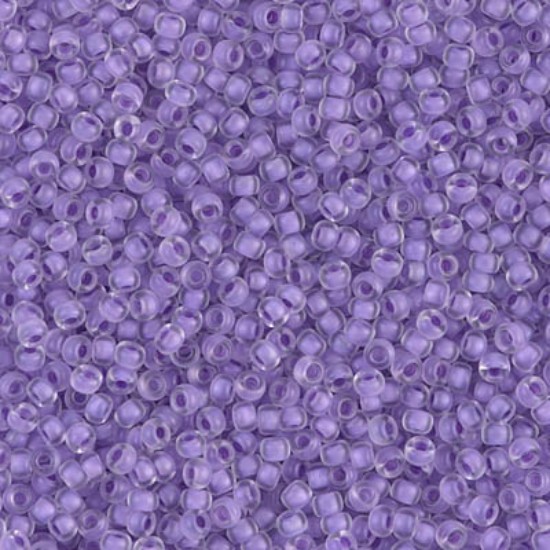 Afbeeldingen van Miyuki Rocaille 11/0 1924 Semi Mat Lilac Lined Crystal x10g