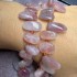 Picture of Lavender Rose Quartz bead 20x8x6mm drop x38cm