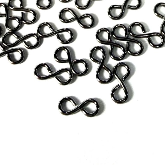Afbeeldingen van Link Infinity 7x3mm Gunmetal x100