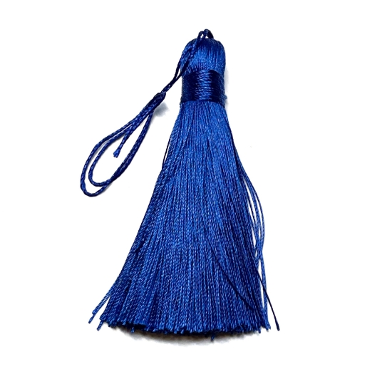 Picture of Tassel 80mm Royal Blue x1 