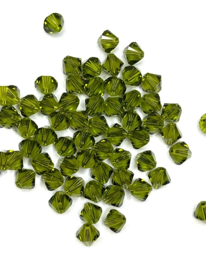 Picture of Swarovski 5328 Xilion Bead 4mm Olivine x100