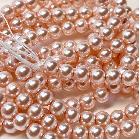 Picture of Preciosa Nacre Round Maxima 4mm Rosaline Pearl x100