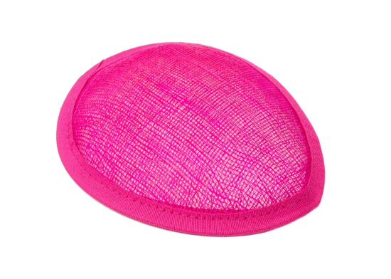 Picture of Teardrop Sinamay Fascinator Hat Base voor Millinery & Hat Making Hot Pink x1