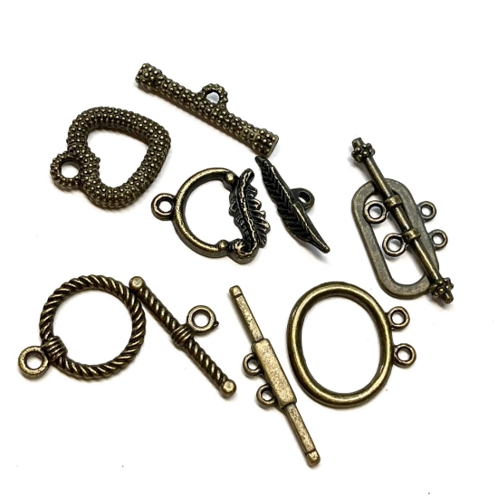 Picture of Clasp Toggle "Orient" Collection Bronze x5