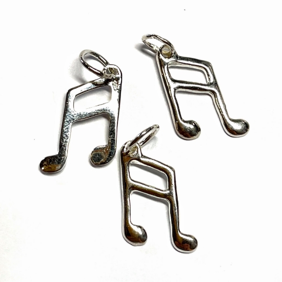 Picture of 925 Silver Charm Music Note 24x10mm x1