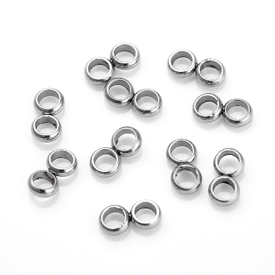 Picture of Stainless Steel Spacer double ring  8x4x1.8mm infinity x10