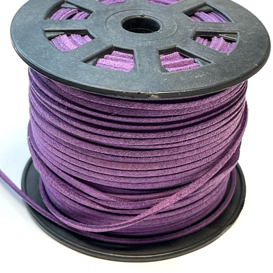 Picture of Faux Suede Cord 3mm Purple x1m