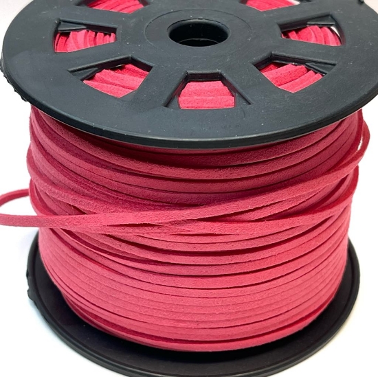 Picture of Faux Suede Cord 3mm Pink x1m