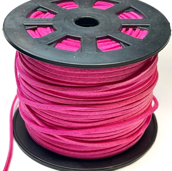 Picture of Faux Suede Cord 3mm Magenta x1m