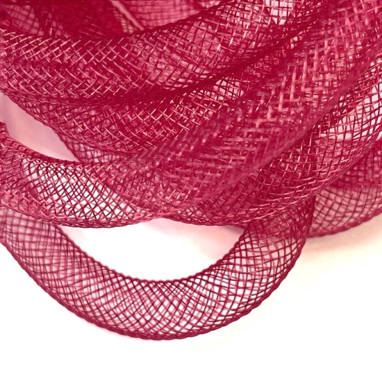 Picture of Tubular Crinoline 8mm Burgundy x1m