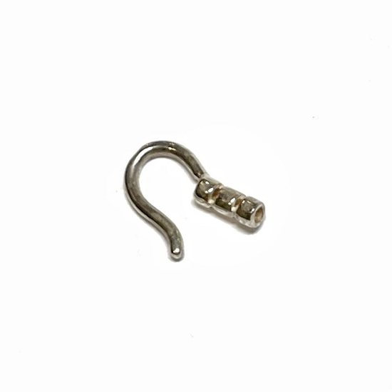 Picture of 925 Silver Hook End Cap/crimp 0,6mm x1