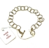 Picture of Bracelet 9mm Square Cable Chain 19cm Gold Plated x1