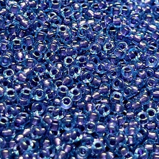 Picture of Miyuki Rocaille 11/0 1827 Sparkle Purple Lined Aqua Luster x10g