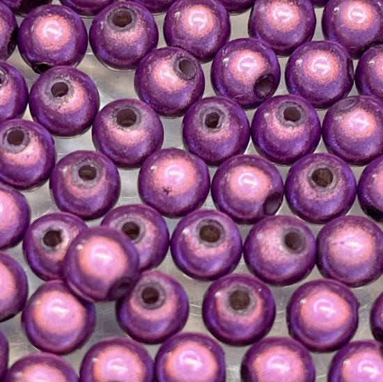 Picture of Miracle 3D beads 6mm round Lilac x50