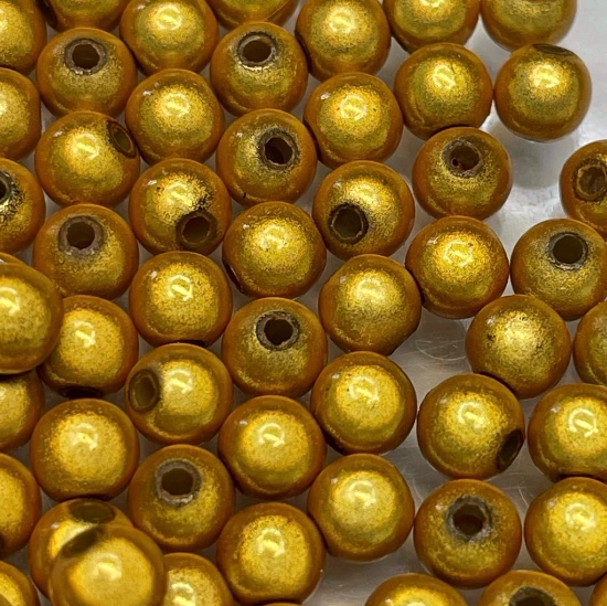 Picture of Miracle 3D beads 6mm round Sunflower x50