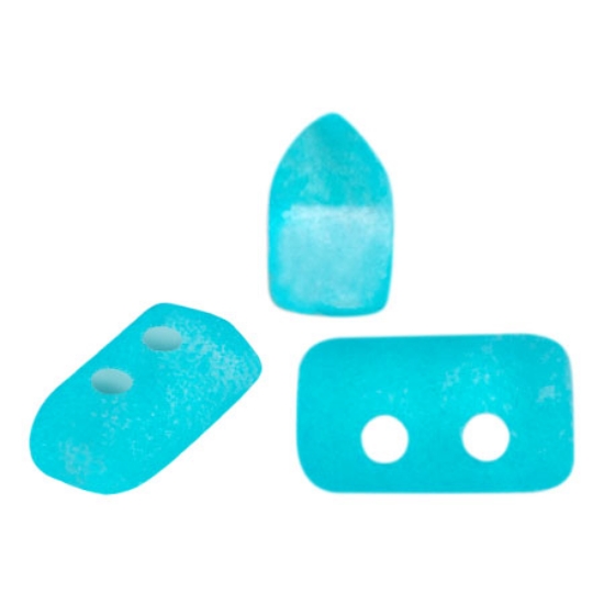 Picture of Piros® par Puca® 5x3mm La Divine Translucent Aqua Mat  x10g