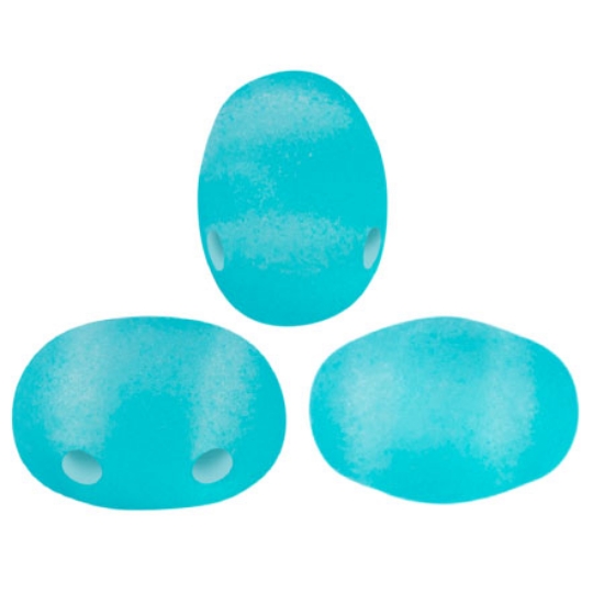 Picture of Samos® par Puca® 7x5mm La Divine Translucent Aqua Mat x10g