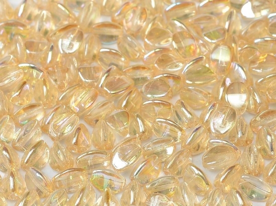 Picture of Pinch beads 5mm Crystal Yellow Rainbow x10g