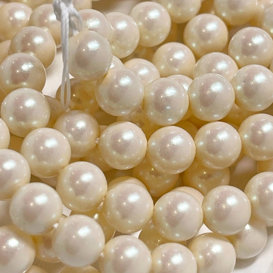 Picture of Preciosa Nacre pearls 12mm Pearlescent Cream x6 