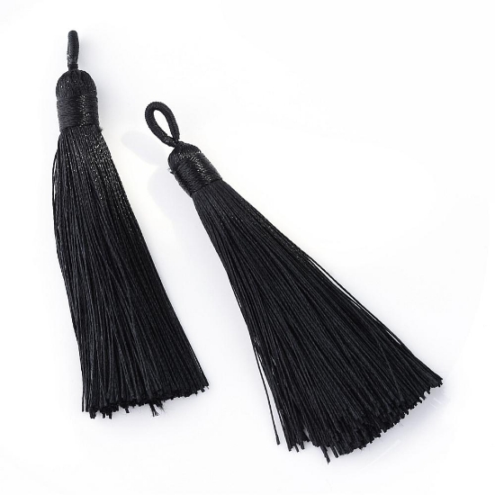 Picture of Tassel 80mm Black x1