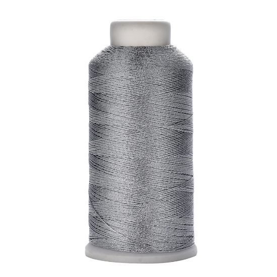 Picture of Metallic Nylon Embroidery Thread 0,4mm Silver x640m