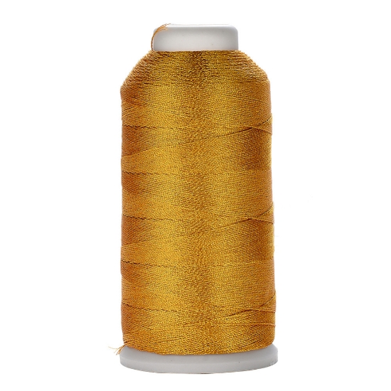 Picture of Metallic Nylon Embroidery Thread 0,4mm Gold x640m