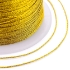 Picture of Metallic Polyester Braided Thread 0,4mm Gold x50m